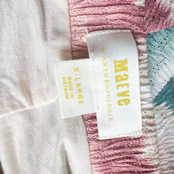 NEW Maeve Anthropologie Chevron Striped MARIA Knit Midi Skirt XL - Picture 7 of 9